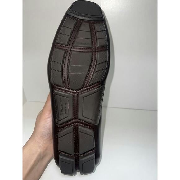 Salvatore Ferragamo Men's Dark Brown Leather Bit Loafers - Picture 5 of 5